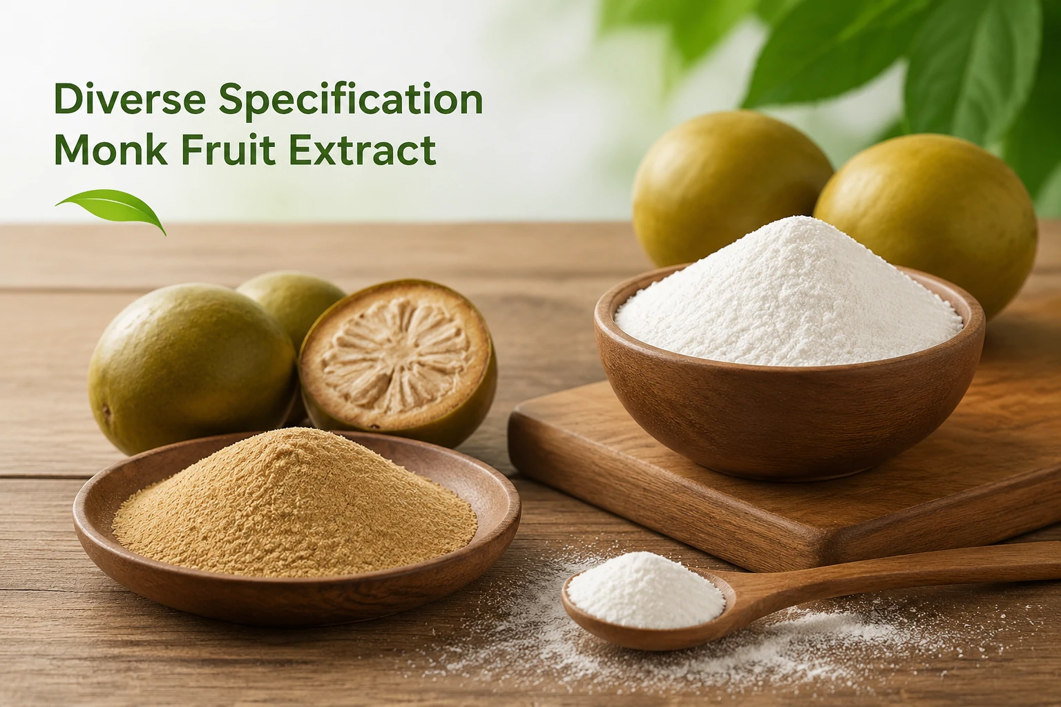 High Quality Diverse Specification Luo Han Guo Monk Fruit Extract Manufacturer